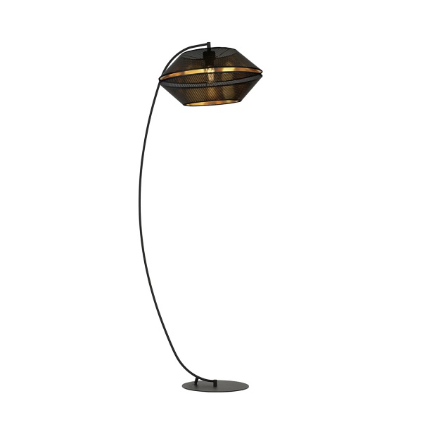 Lampa podłogowa MALIA LP BLACK/GOLD