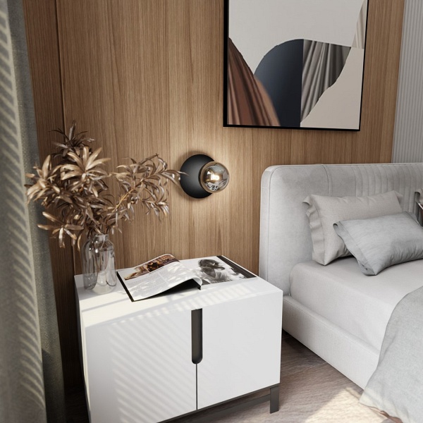 Kinkiet OSLO K1 BLACK/GRAFIT