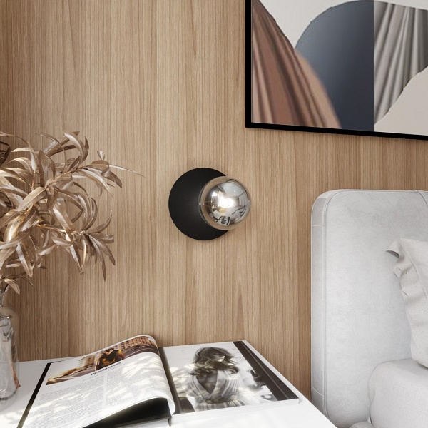 Kinkiet OSLO K1 BLACK/GRAFIT