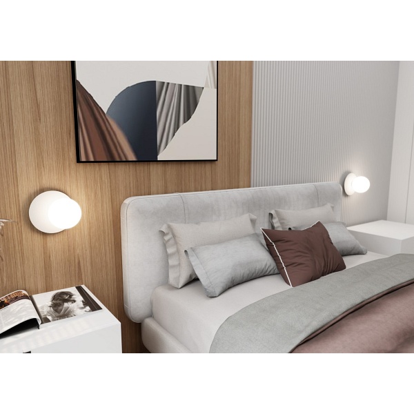 Kinkiet OSLO K1 WHITE/OPAL