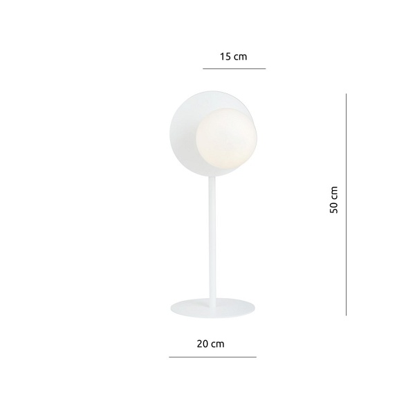 Lampa OSLO LN WHITE/OPAL