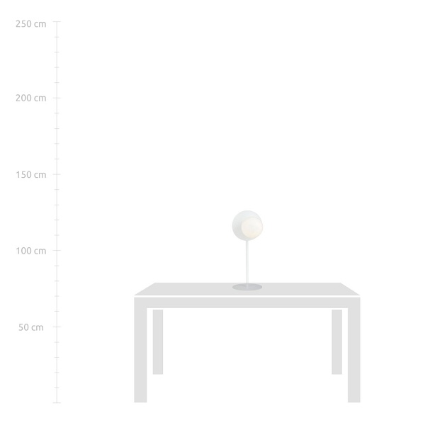 Lampa OSLO LN WHITE/OPAL