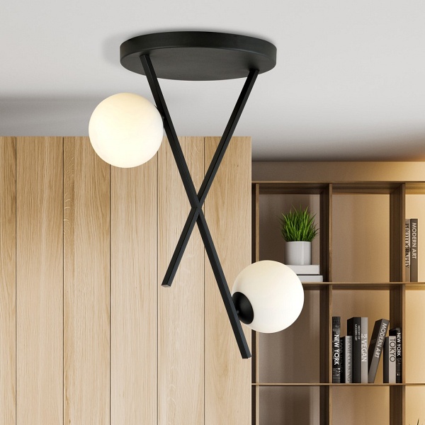 Lampa sufitowa RIVER 2 OPAL
