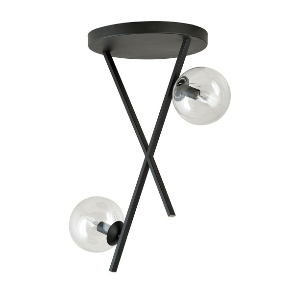 Lampa sufitowa RIVER 2 TRANSPARENT - Emibig