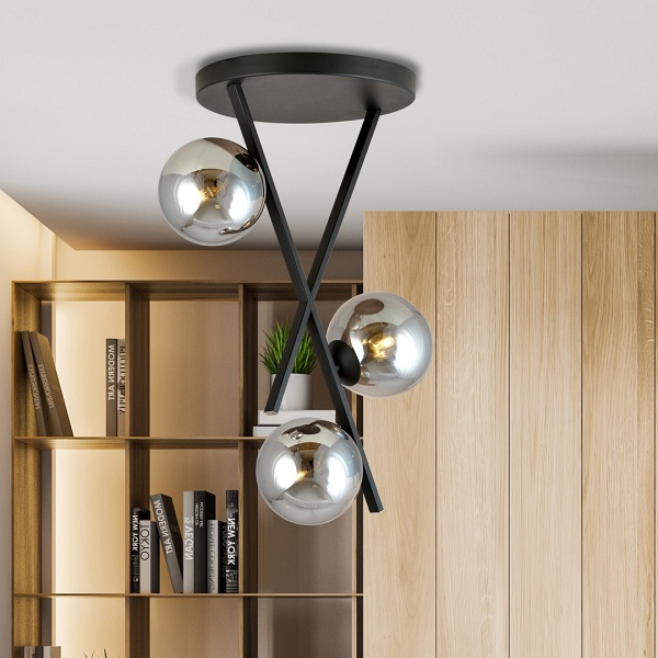 Lampa sufitowa RIVER 3 GRAFIT