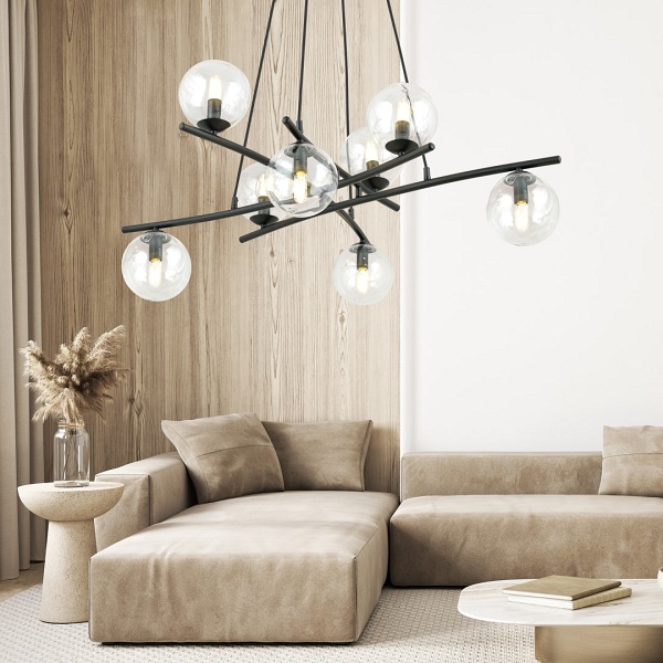 Lampa wisząca ESSA 8 TRANSPARENT