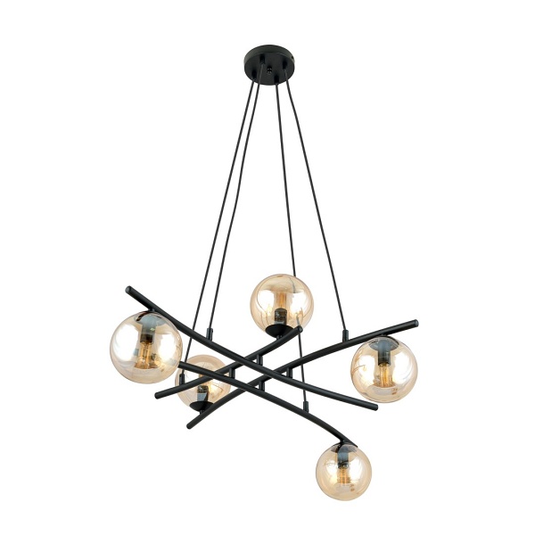 Lampa wisząca ESSA 5 MIODOWY - Emibig