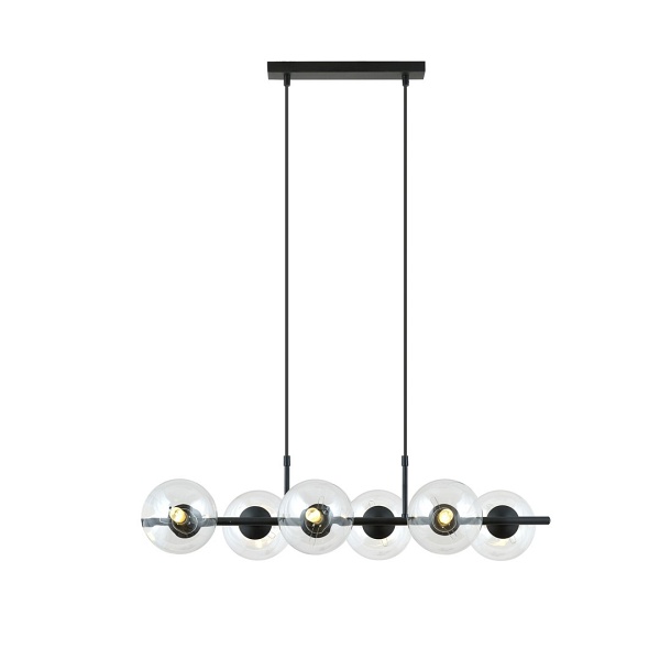 Lampa wisząca RORY 6 TRANSPARENT - Emibig