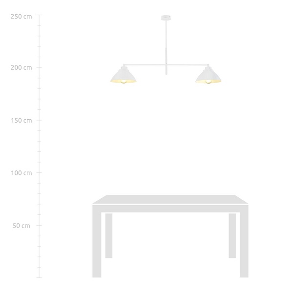 Lampa sufitowa MAVERICK 2 WHITE