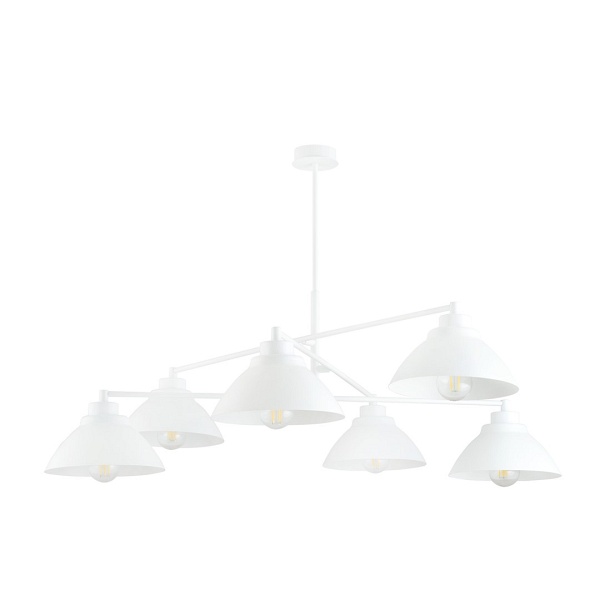 Lampa sufitowa MAVERICK 6 WHITE - Emibig