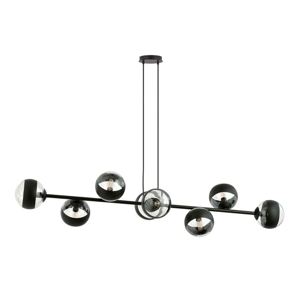 Lampa wisząca ROSSI 8 BL STRIPE - Emibig