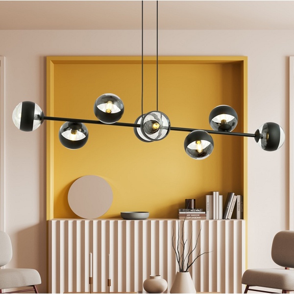 Lampa wisząca ROSSI 8 BL STRIPE