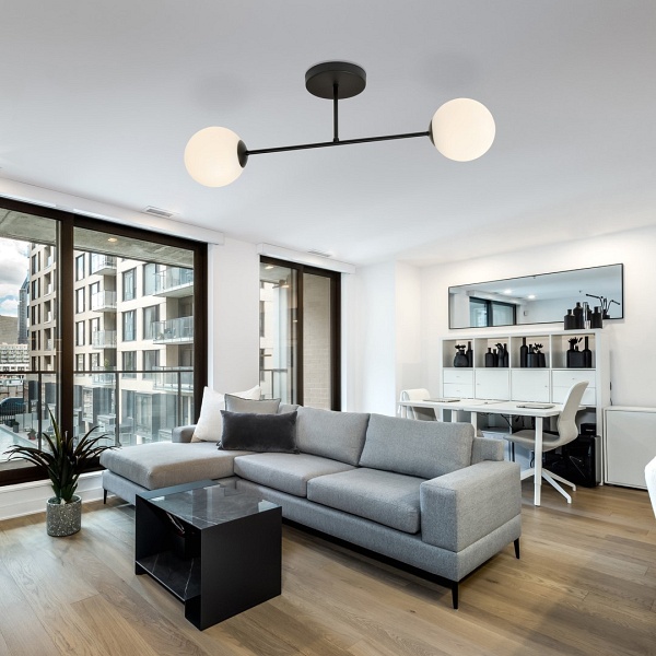 Lampa sufitowa ROMA 2 BL OPAL