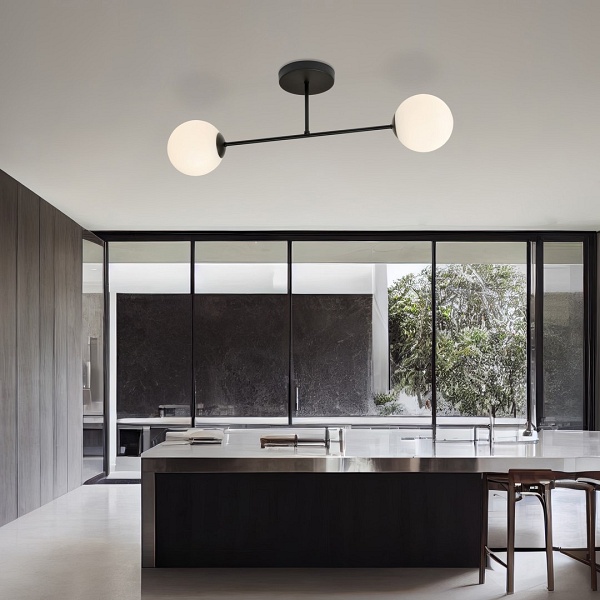 Lampa sufitowa ROMA 2 BL OPAL