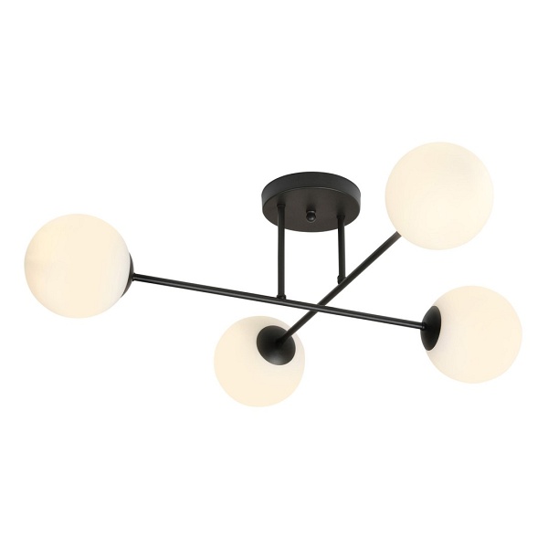 Lampa sufitowa ROMA 4 BL OPAL - Emibig