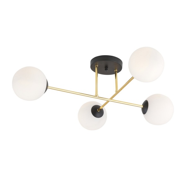 Lampa sufitowa MAGNUM 4 BL OPAL - Emibig