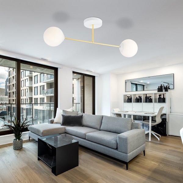 Lampa sufitowa MAGNUM 2 WH OPAL