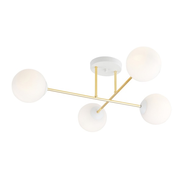 Lampa sufitowa MAGNUM 4 WH OPAL - Emibig