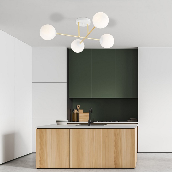 Lampa sufitowa MAGNUM 4 WH OPAL