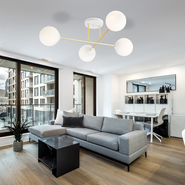 Lampa sufitowa MAGNUM 4 WH OPAL