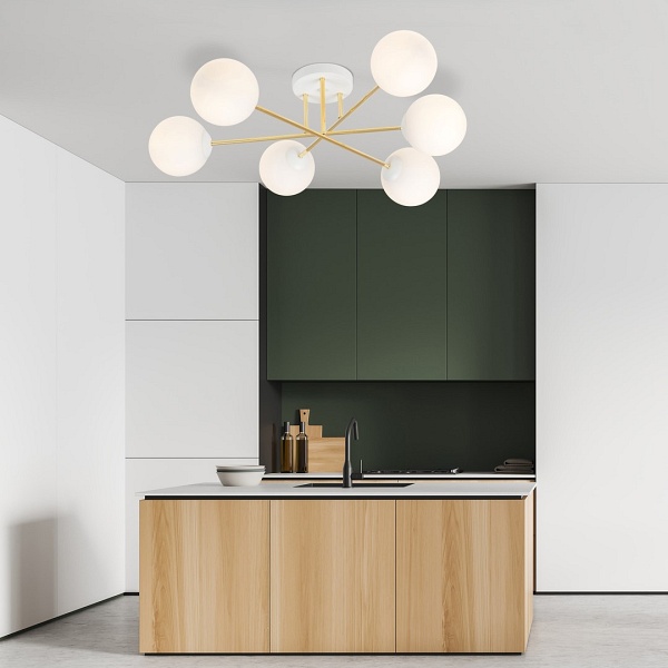 Lampa sufitowa MAGNUM 6 WH OPAL