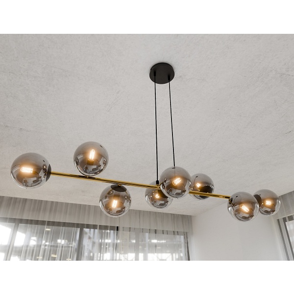 Lampa wisząca GRAVITY 8 BL GRAFIT