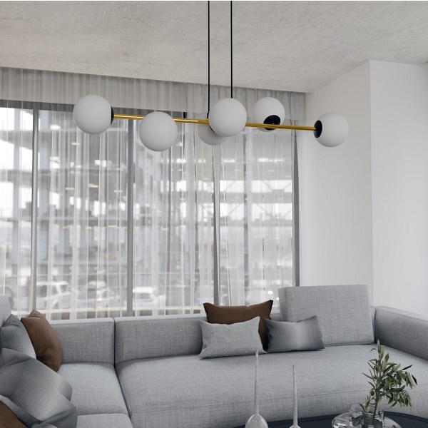 Lampa wisząca GRAVITY 6 BL OPAL