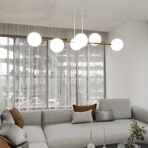 Lampa wisząca GRAVITY 6 WH GOLD