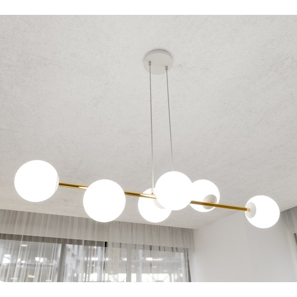 Lampa wisząca GRAVITY 6 WH GOLD