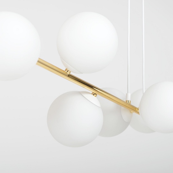 Lampa wisząca GRAVITY 8  WH GOLD