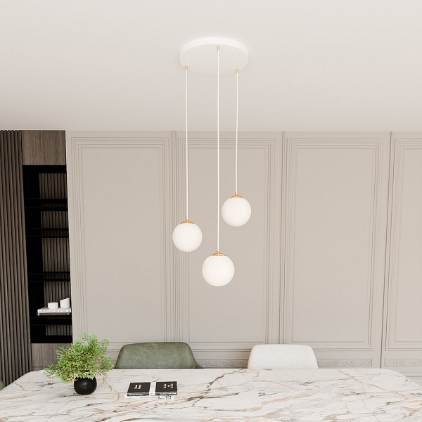 Lampa wisząca ROYAL 3 WH