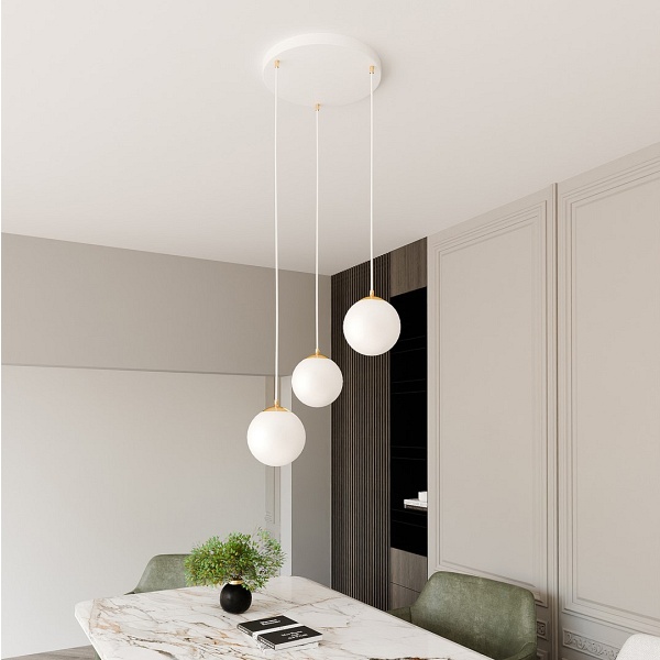 Lampa wisząca ROYAL 3 WH