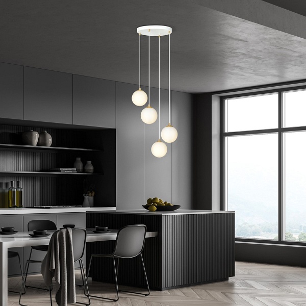 Lampa wisząca ROYAL 4 WH