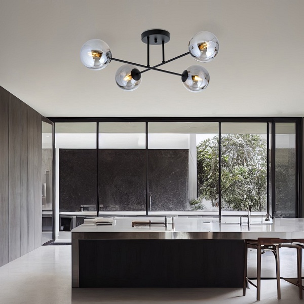 Lampa sufitowa ROMA 4 BL GRAFIT