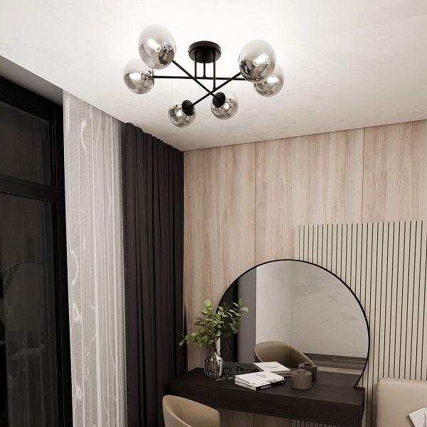 Lampa sufitowa ROMA 6 BL GRAFIT