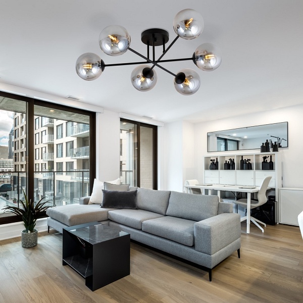 Lampa sufitowa ROMA 6 BL GRAFIT