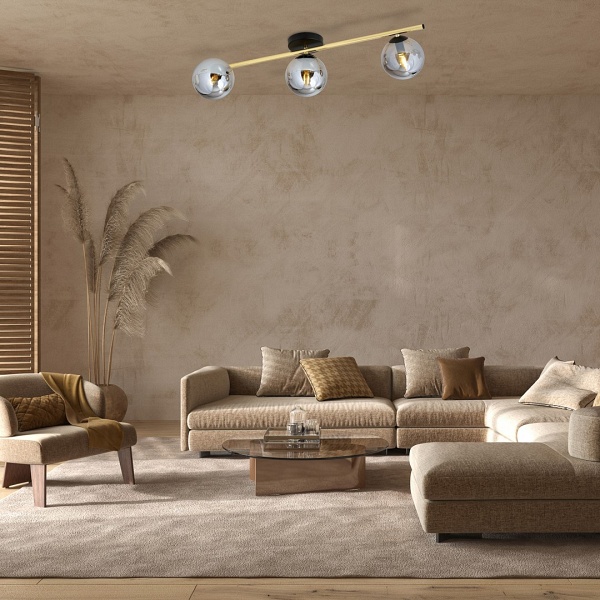 Lampa sufitowa SPLENDI 3 BL GRAFIT