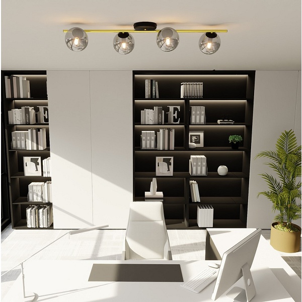 Lampa sufitowa SPLENDI 4 BL GRAFIT