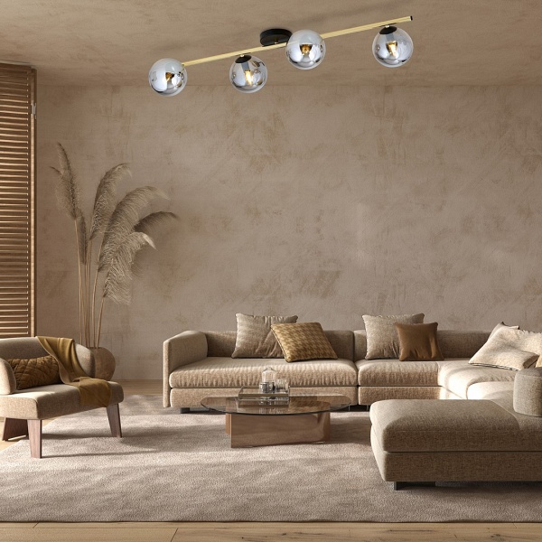 Lampa sufitowa SPLENDI 4 BL GRAFIT