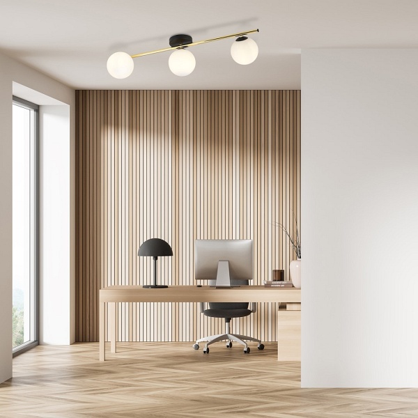 Lampa sufitowa SPLENDI 3 BL OPAL