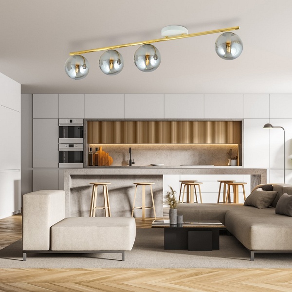 Lampa sufitowa MONZA 4 WH GRAFIT