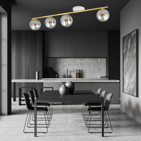 Lampa sufitowa MONZA 4 WH GRAFIT