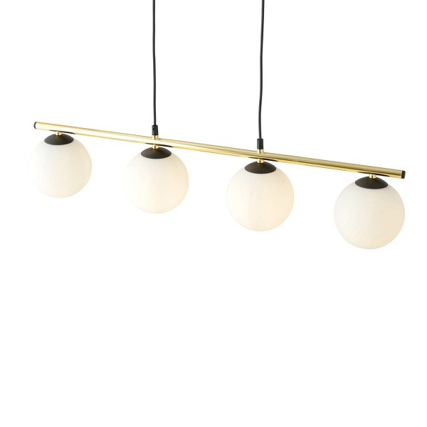 Lampa sufitowa ALORA 4 BL OPAL