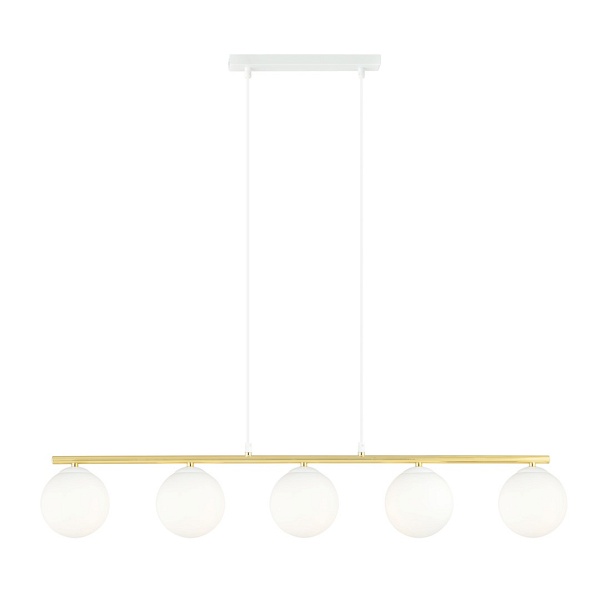 Lampa sufitowa ALLORA 5 WH OPAL