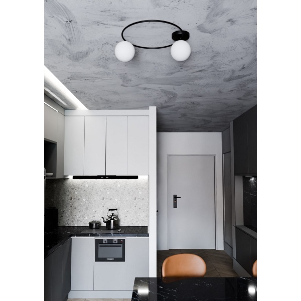 Lampa sufitowa SOPRA 2 BL OPAL