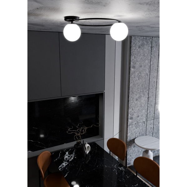 Lampa sufitowa SOPRA 2 BL OPAL