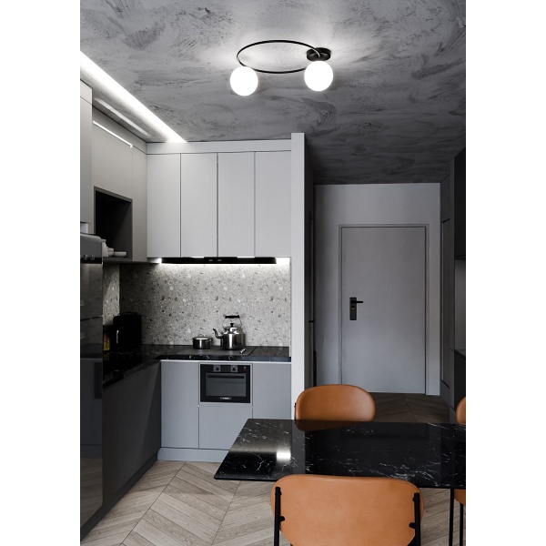 Lampa sufitowa SOPRA 2 BL OPAL