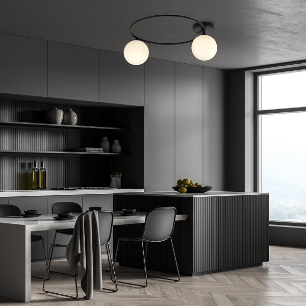 Lampa sufitowa SOPRA 2 BL OPAL