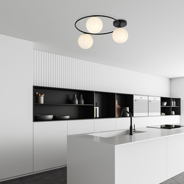Lampa sufitowa SOPRA 3 BL OPAL - Emibig
