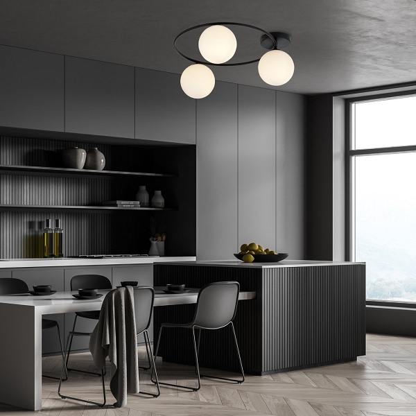 Lampa sufitowa SOPRA 3 BL OPAL